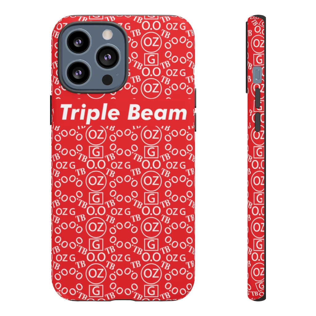 Red Triple Beam Tough Cases