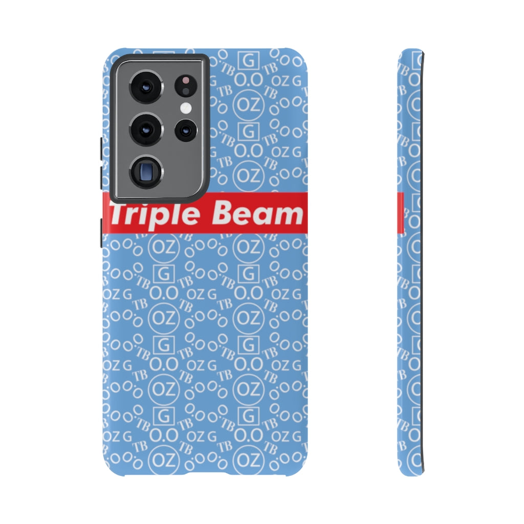 Light Blue Triple Beam Tough Cases