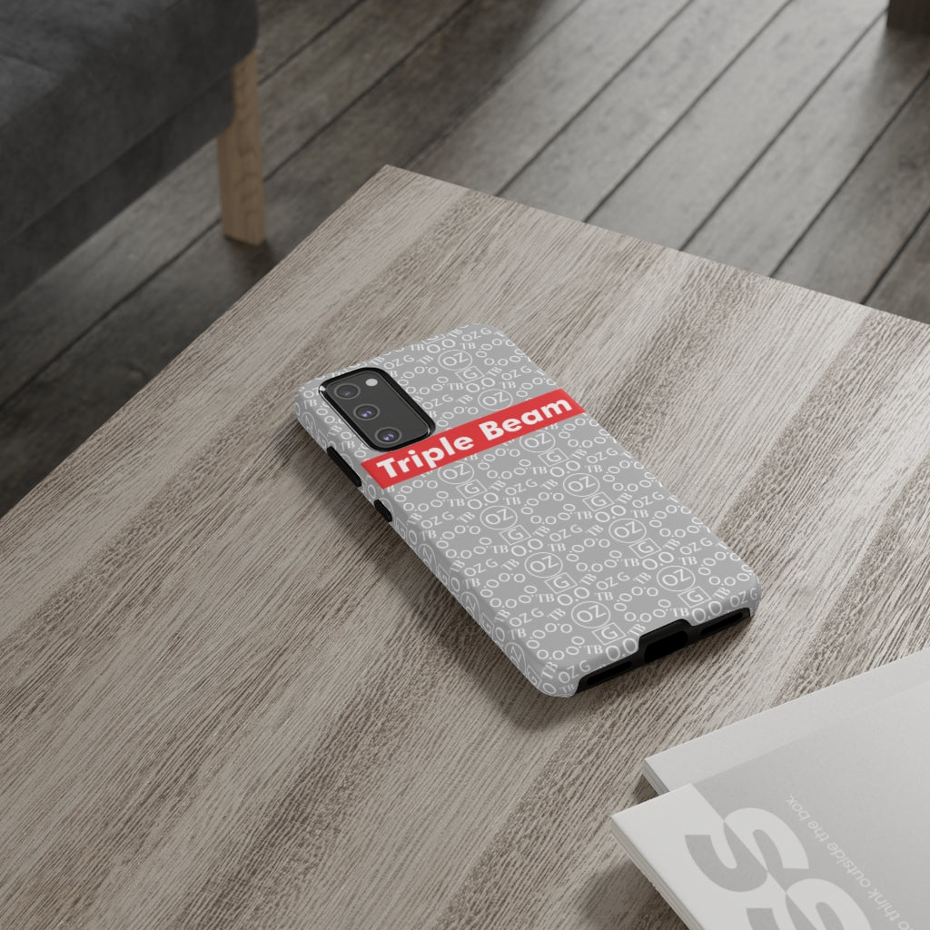 Light Grey Triple Beam Tough Cases