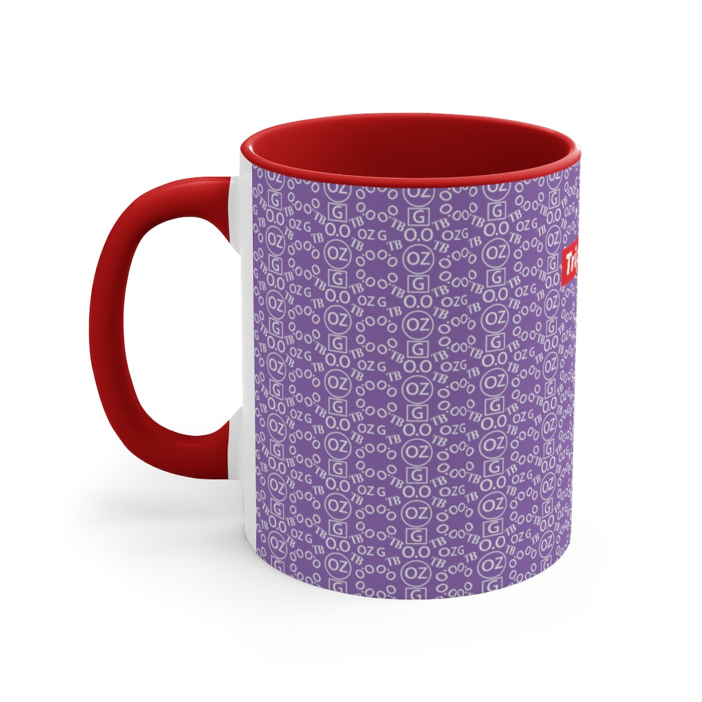 Light Purple Triple Beam Accent Mug