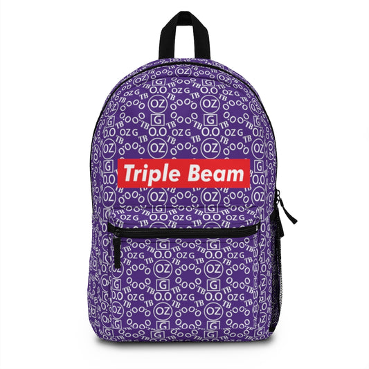 Purple Triple Beam Backpack