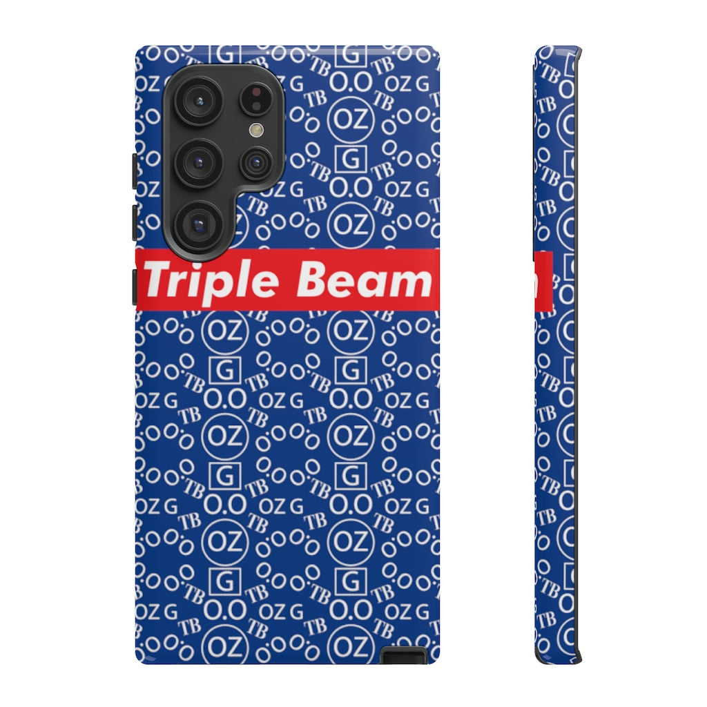 Dark Blue Triple Beam Tough Cases