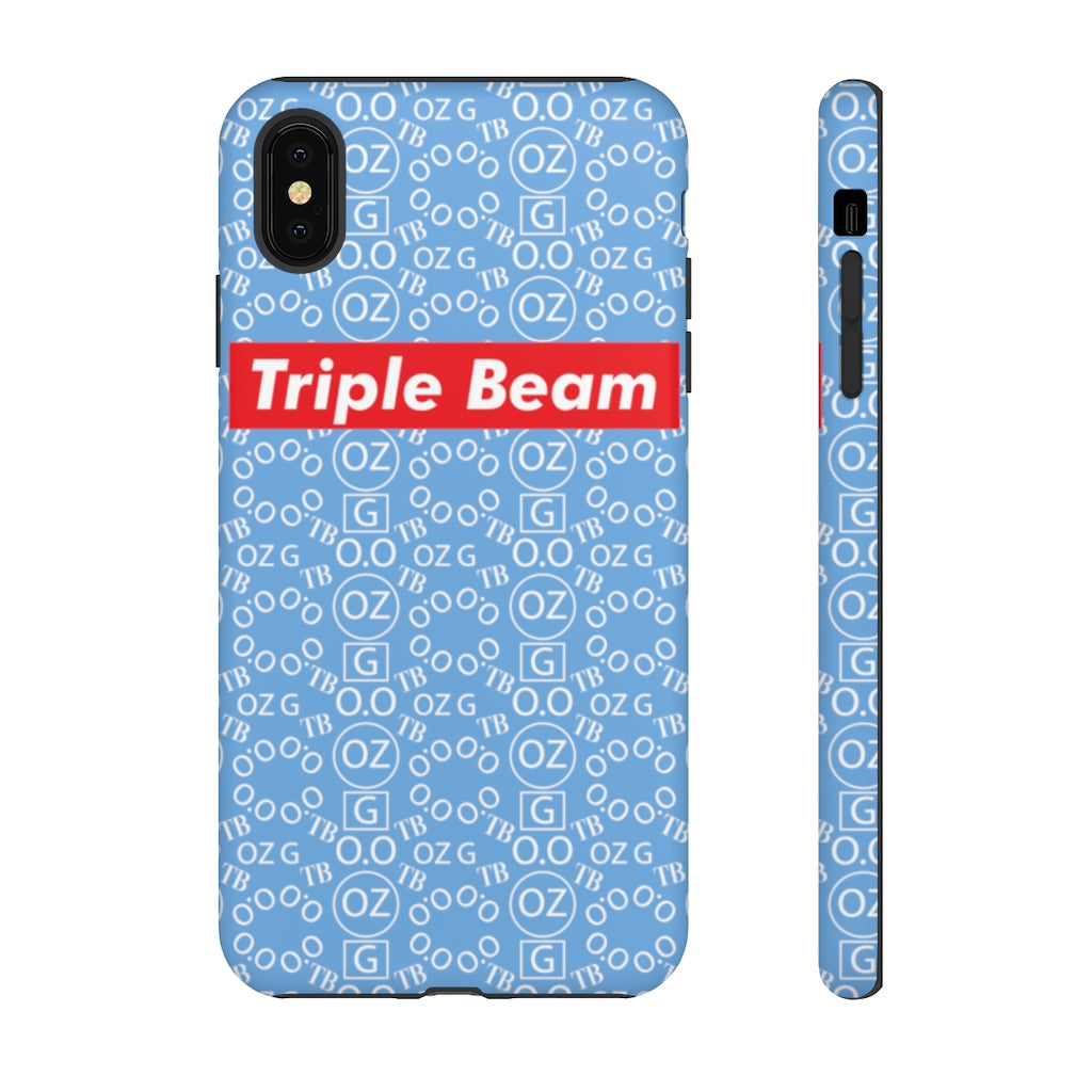 Light Blue Triple Beam Tough Cases