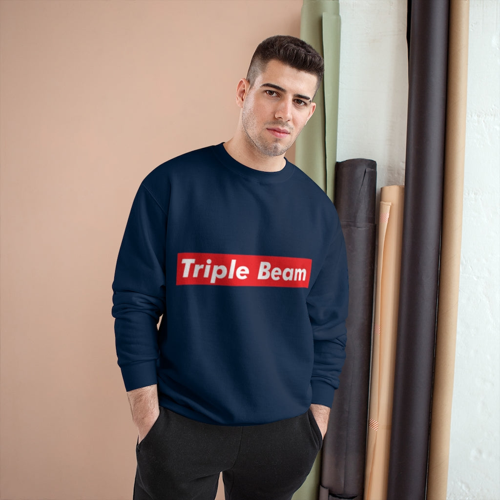 Triple Beam Unisex Champion Sweatshirt