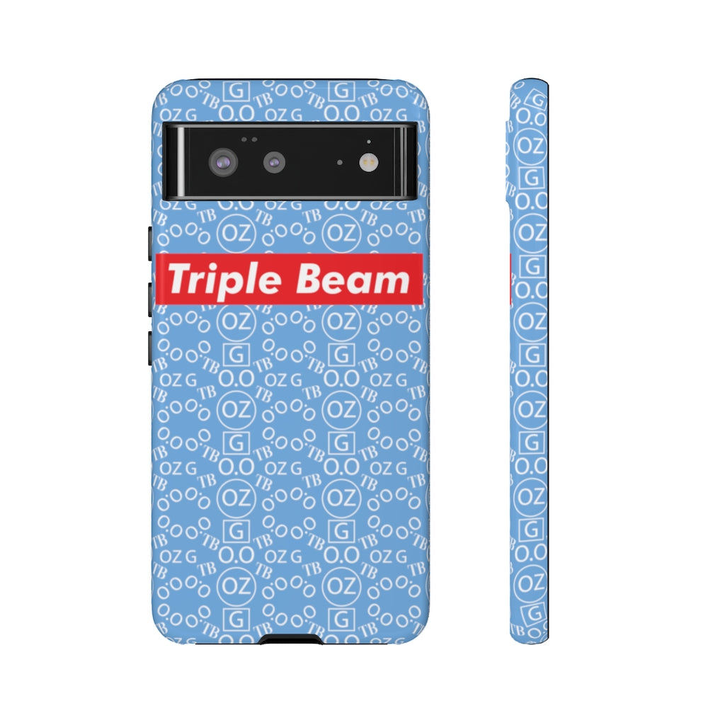 Light Blue Triple Beam Tough Cases