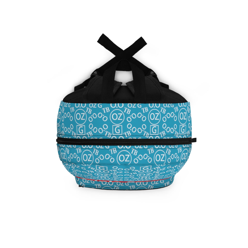 Turquoise Triple Beam Backpack