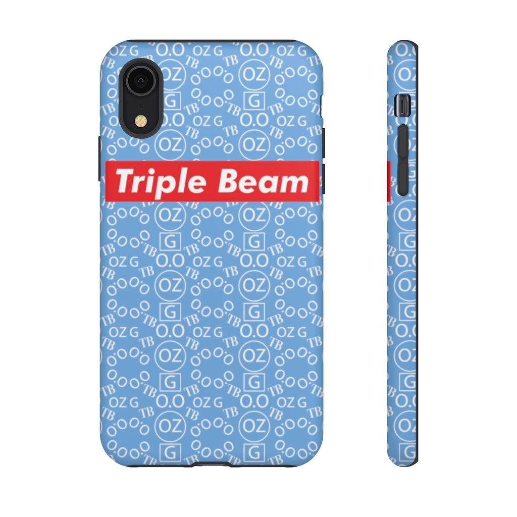 Light Blue Triple Beam Tough Cases