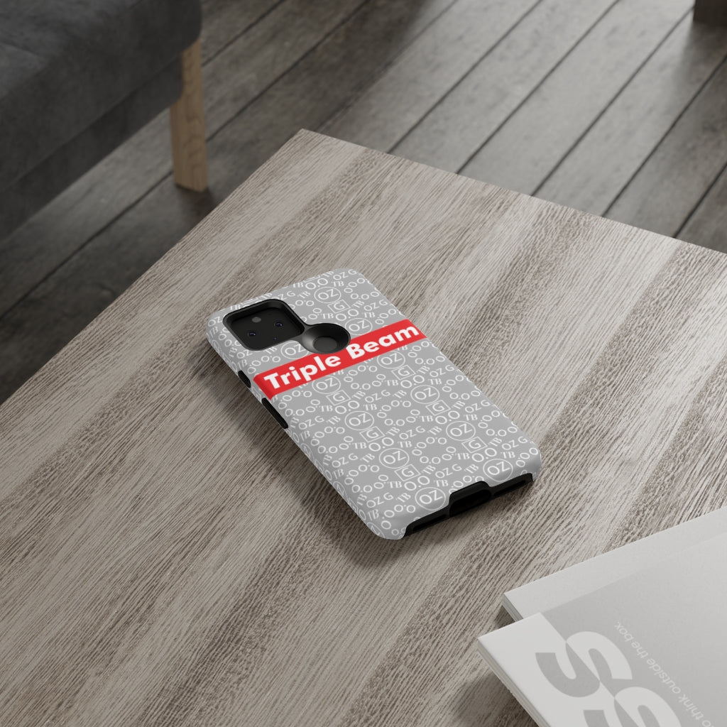 Light Grey Triple Beam Tough Cases