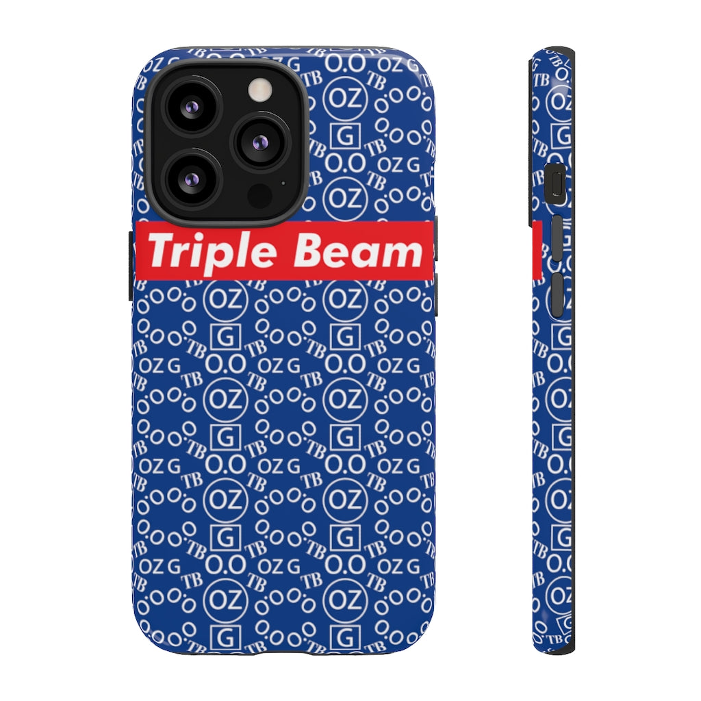 Dark Blue Triple Beam Tough Cases