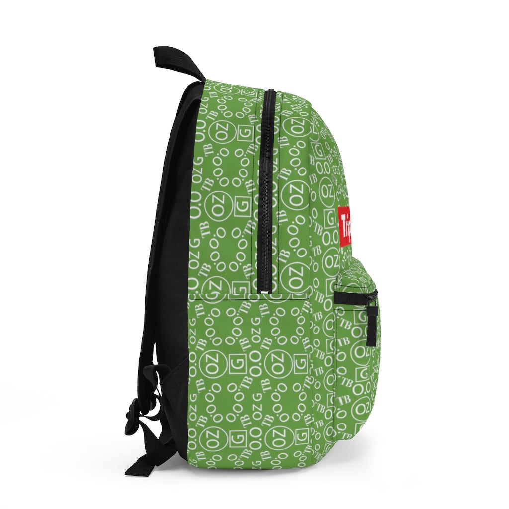 Green Triple Beam Backpack