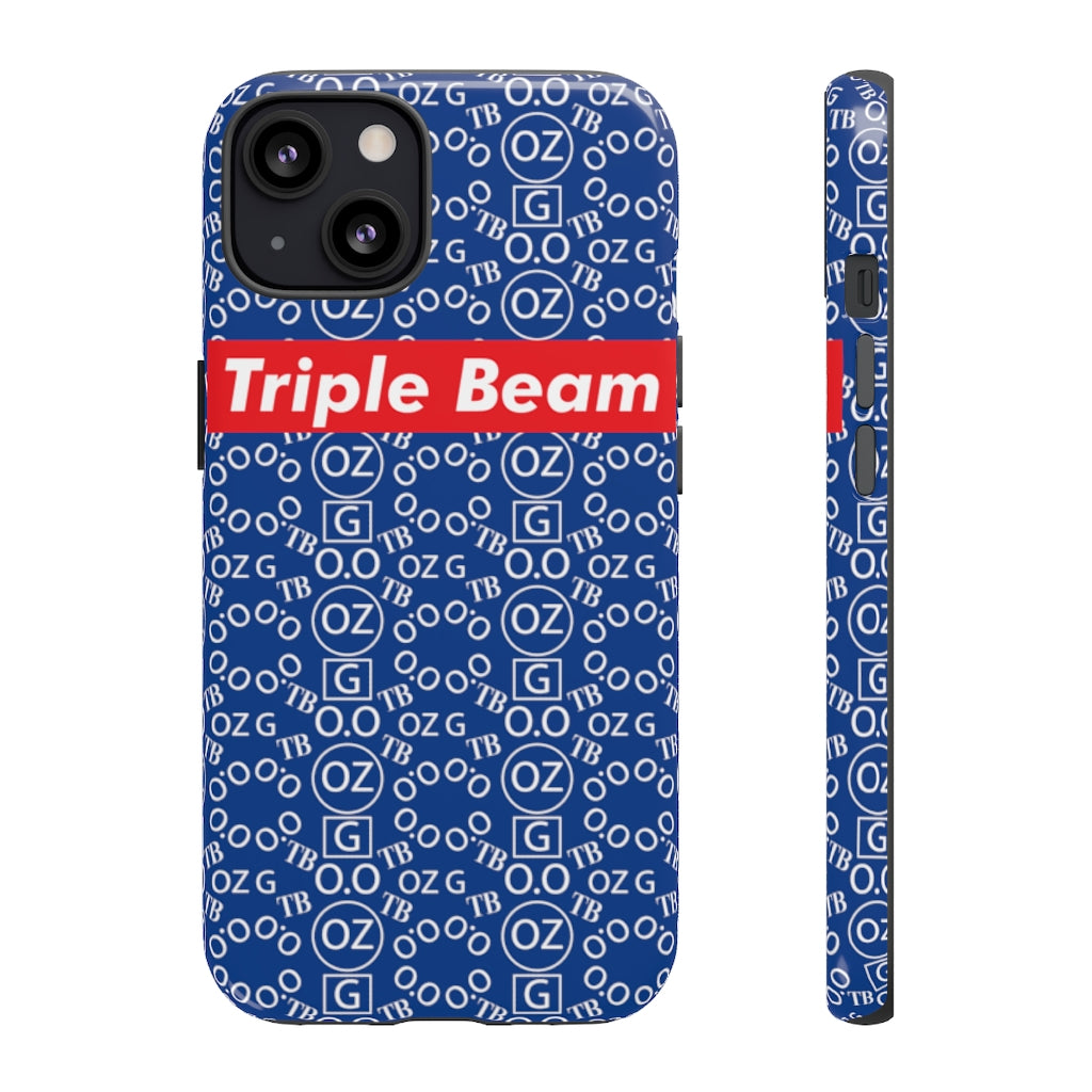 Dark Blue Triple Beam Tough Cases