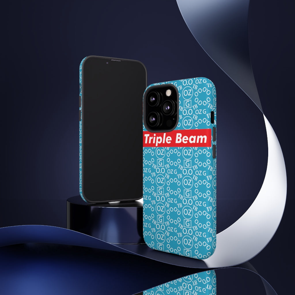 Turquoise Triple Beam Tough Cases