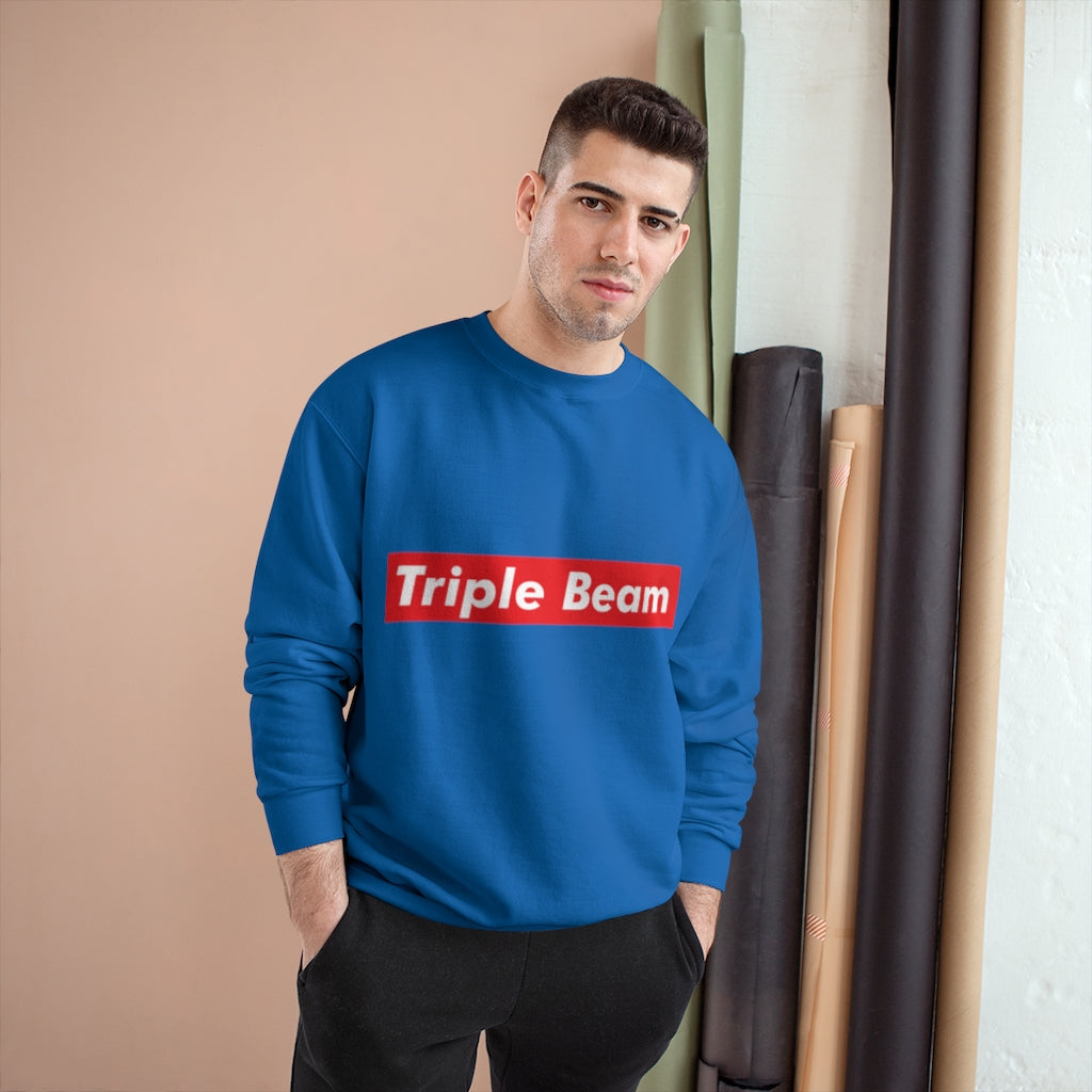 Triple Beam Unisex Champion Sweatshirt