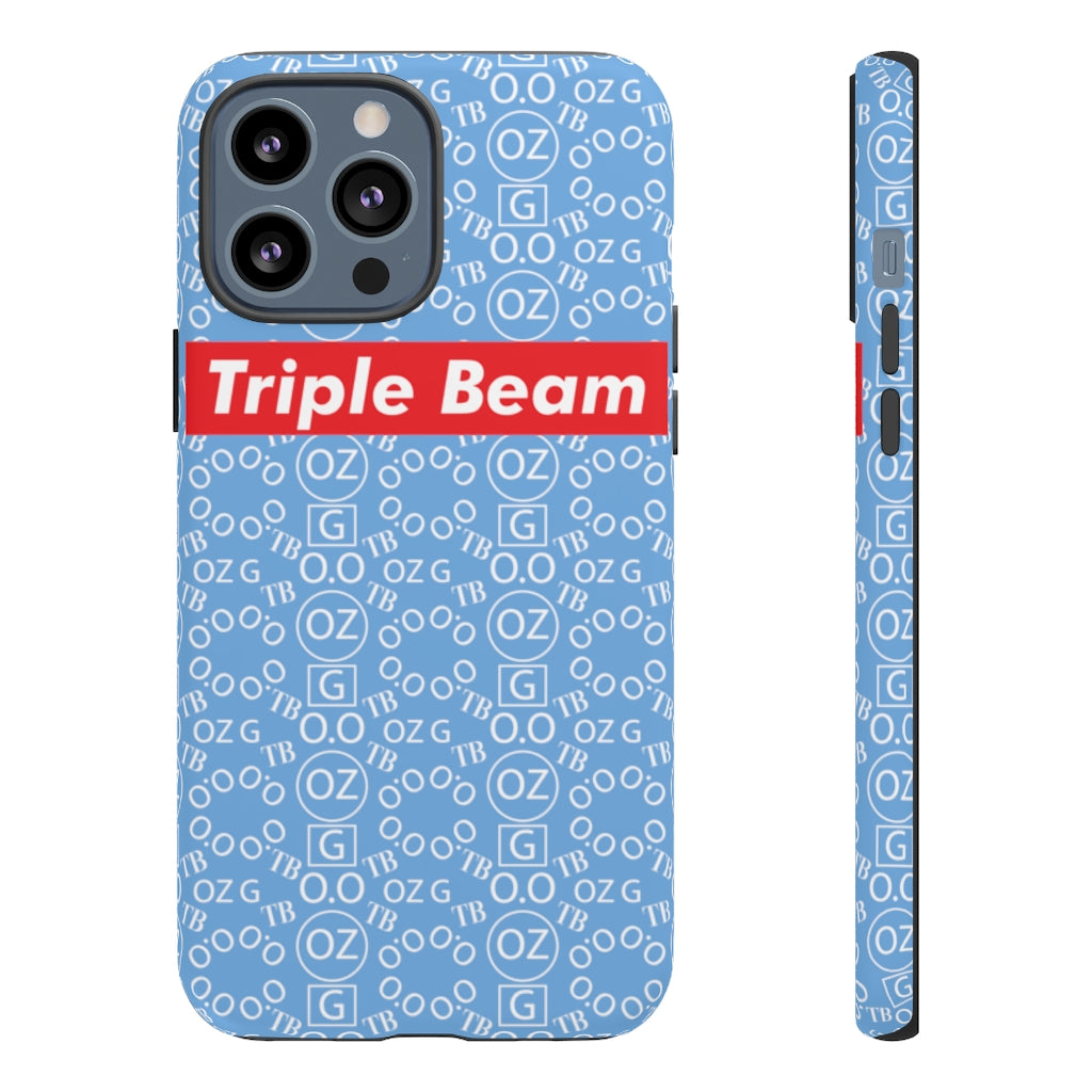 Light Blue Triple Beam Tough Cases