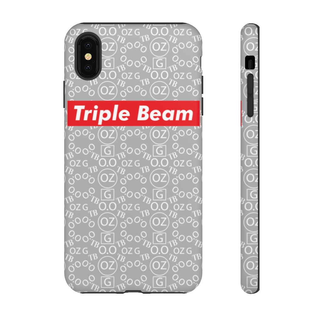 Light Grey Triple Beam Tough Cases