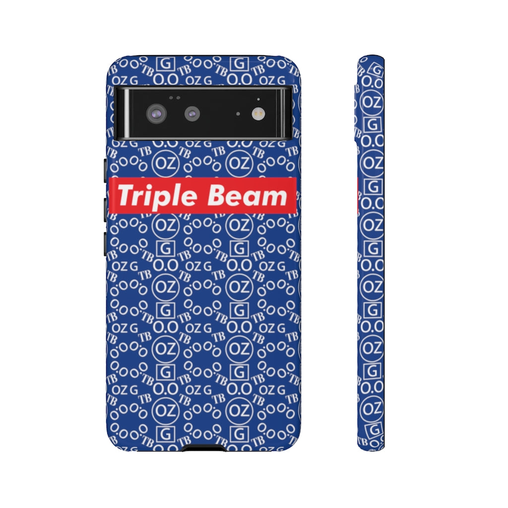 Dark Blue Triple Beam Tough Cases