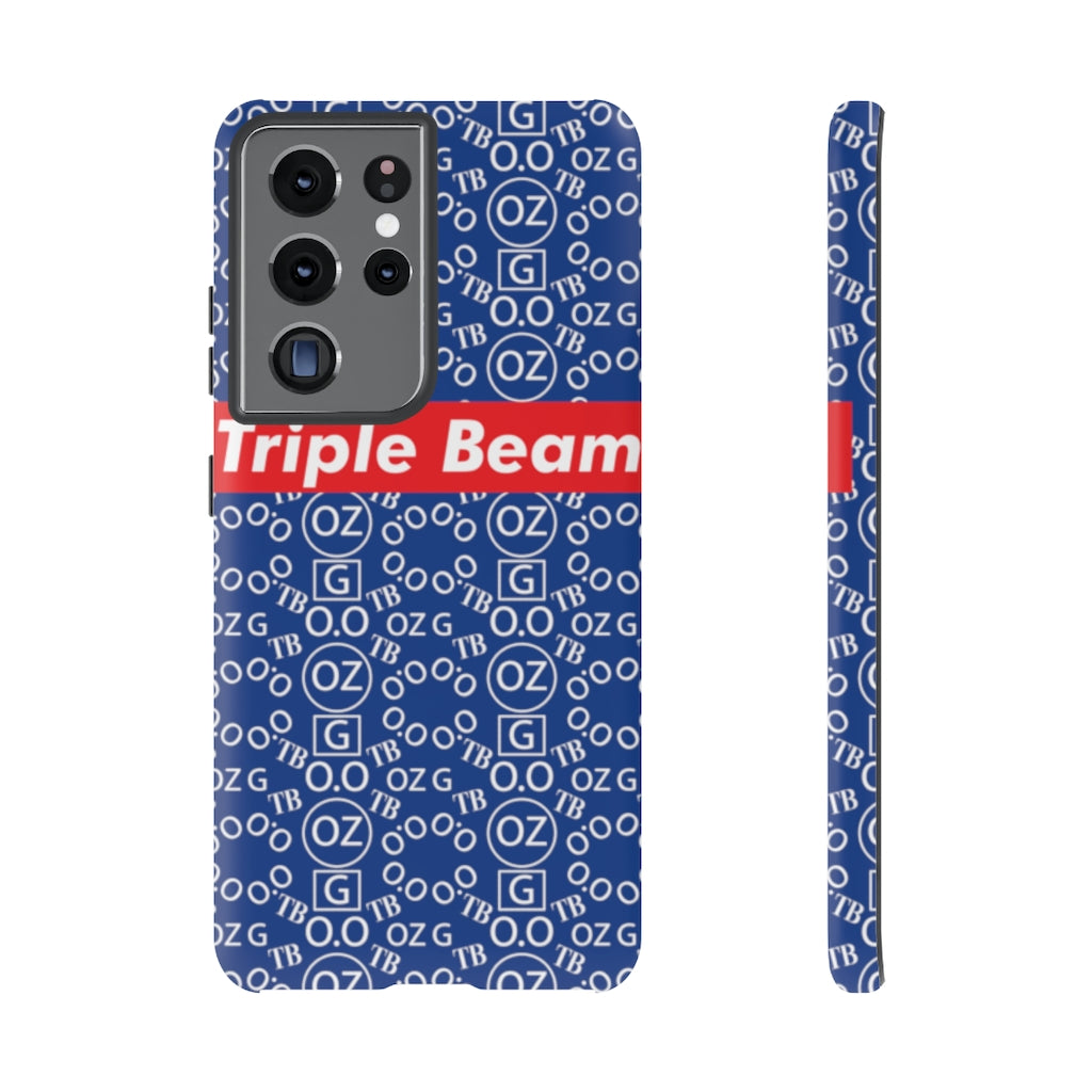 Dark Blue Triple Beam Tough Cases