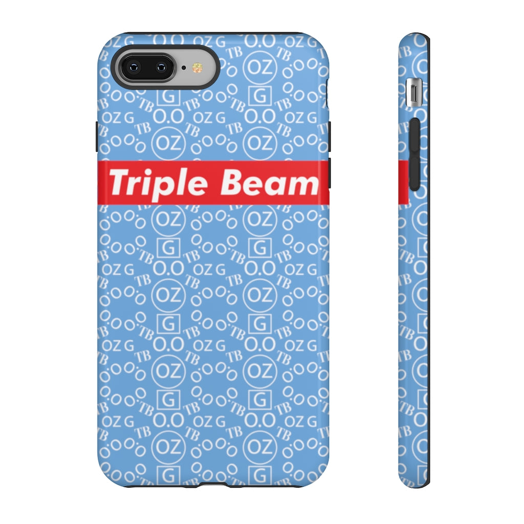 Light Blue Triple Beam Tough Cases