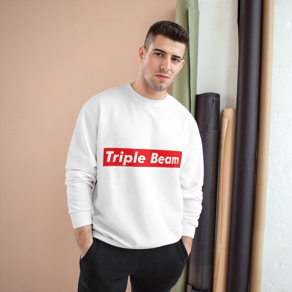 Triple Beam Unisex Champion Sweatshirt