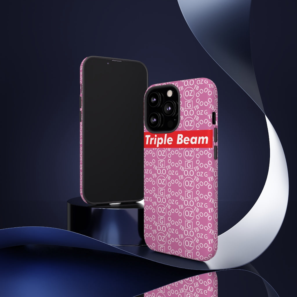 Light Pink Triple Beam Tough Cases