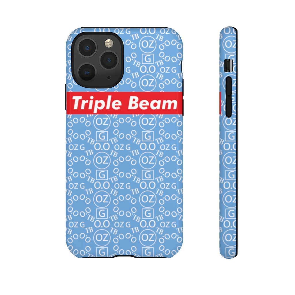 Light Blue Triple Beam Tough Cases