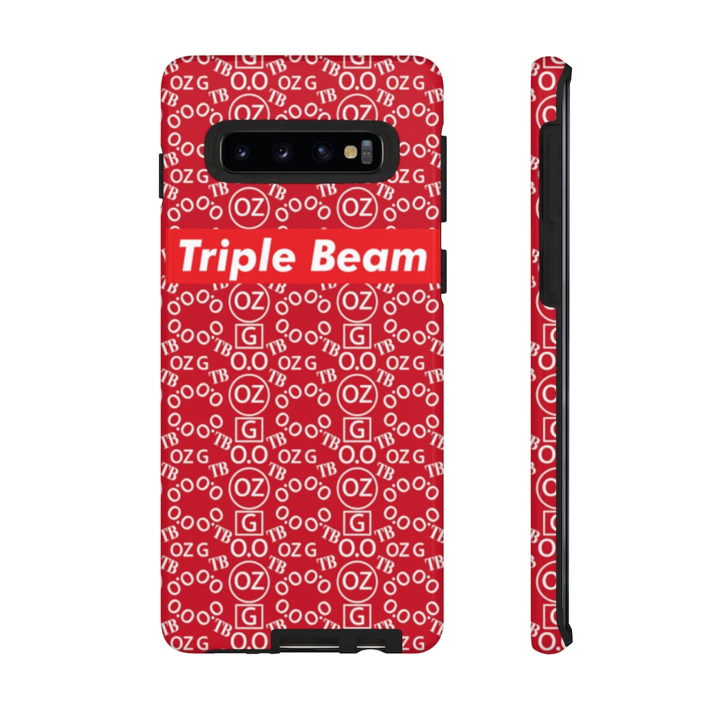 Dark Red Triple Beam Tough Cases