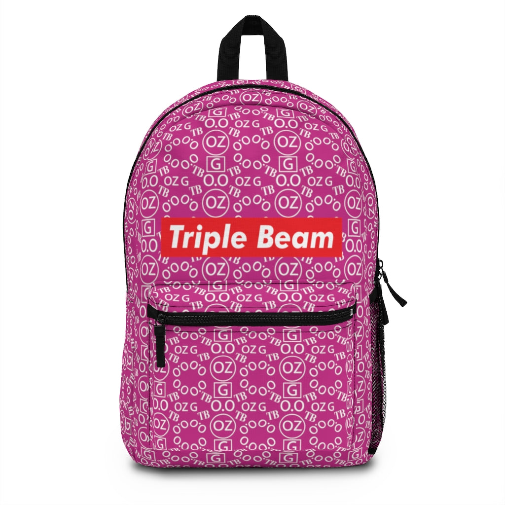 Pink Triple Beam Backpack