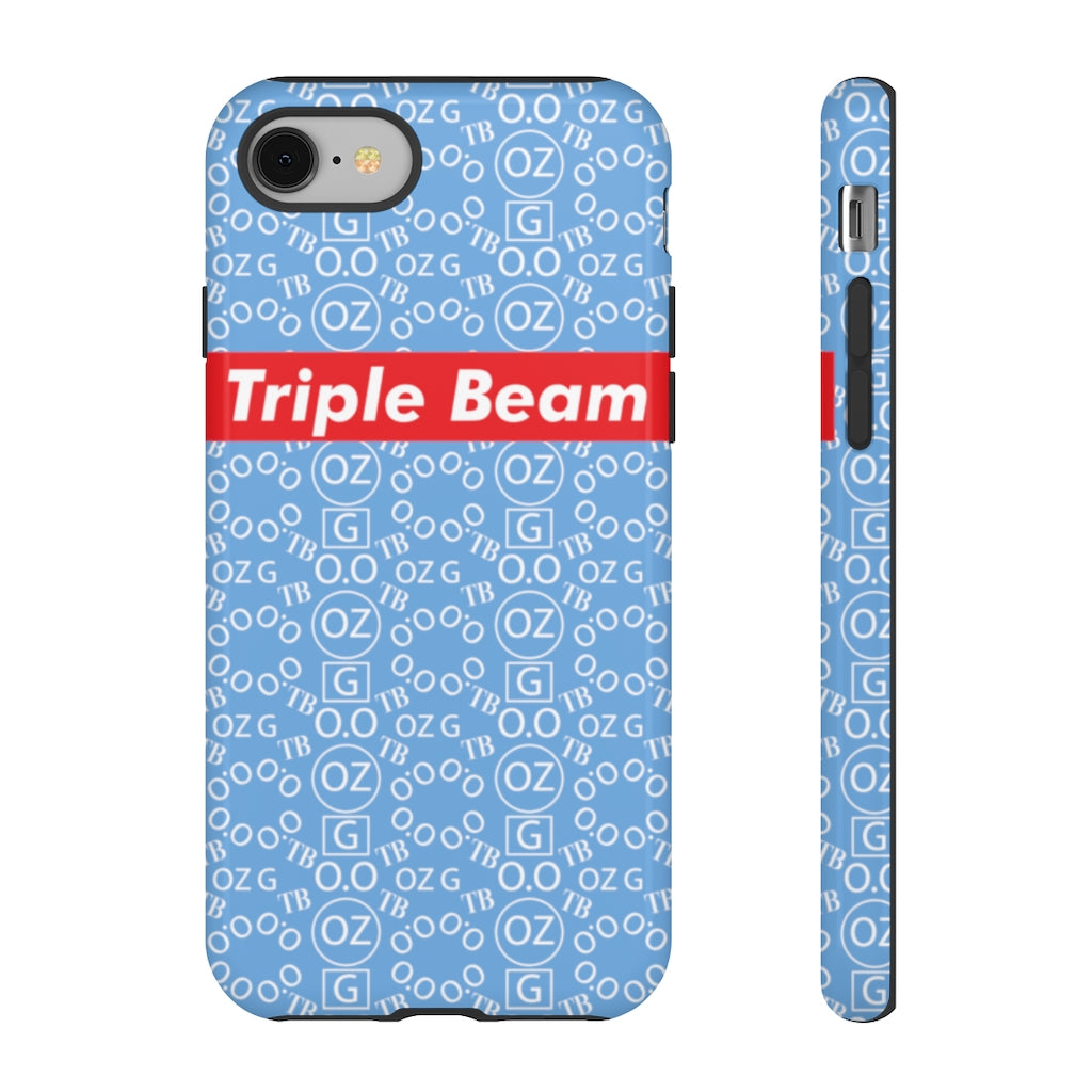 Light Blue Triple Beam Tough Cases