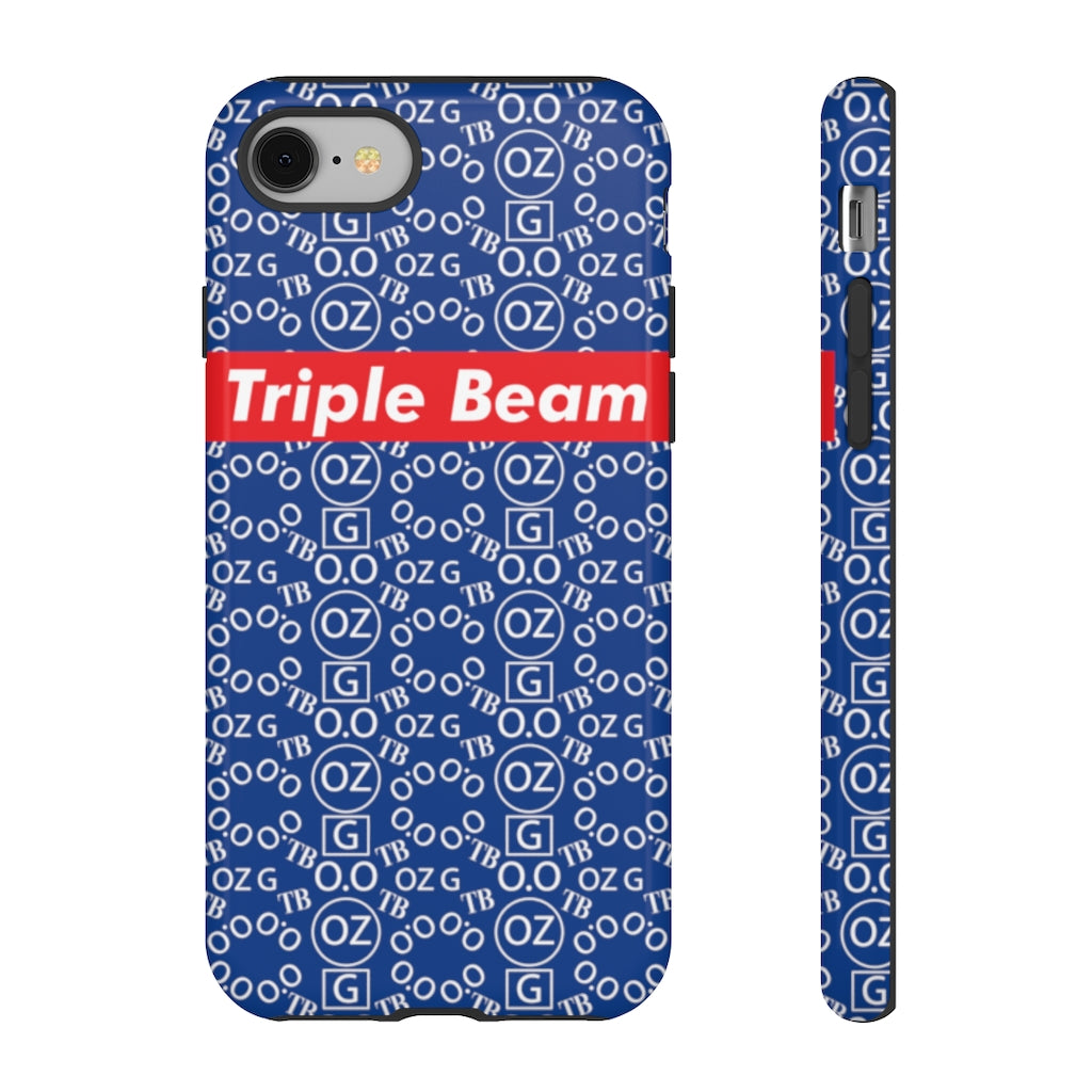 Dark Blue Triple Beam Tough Cases