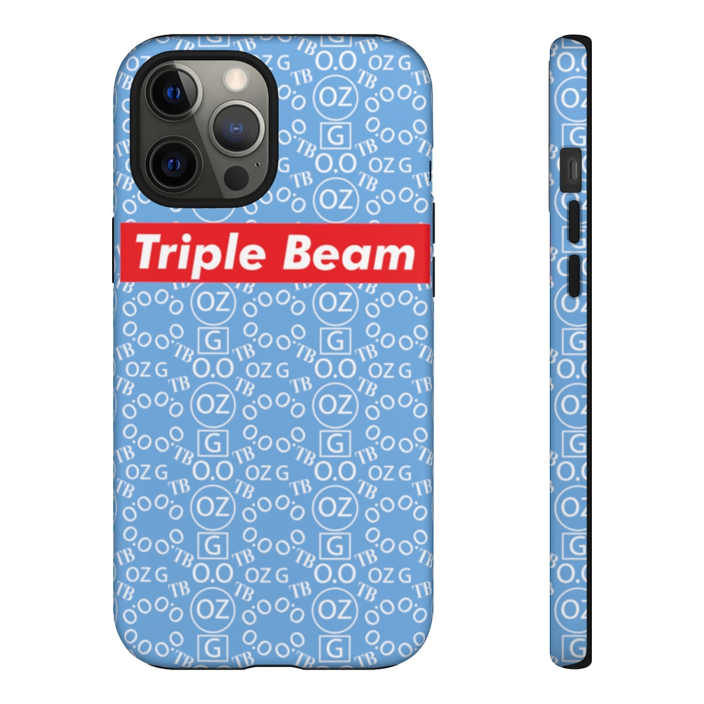 Light Blue Triple Beam Tough Cases