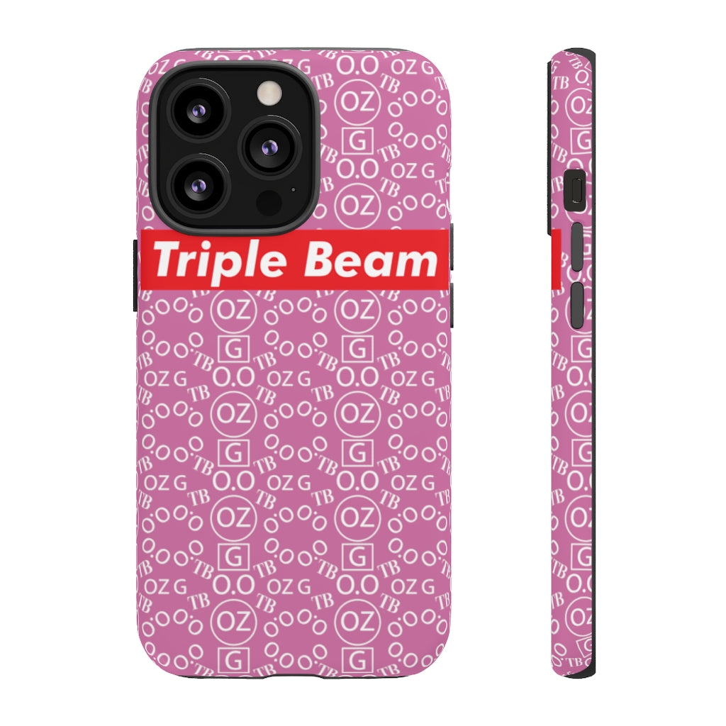 Light Pink Triple Beam Tough Cases