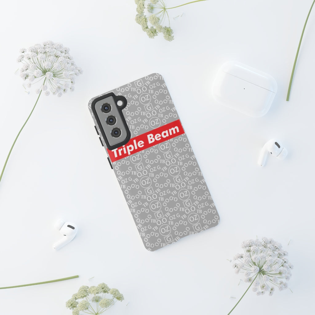 Light Grey Triple Beam Tough Cases