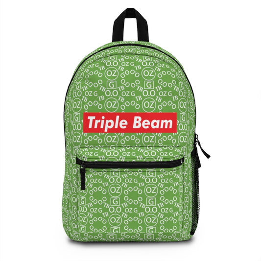 Green Triple Beam Backpack