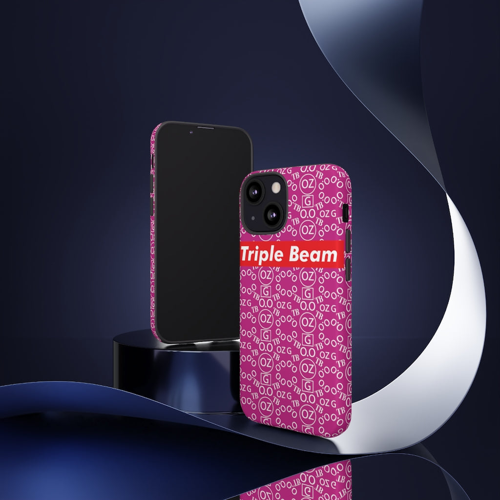 Pink Triple Beam Tough Cases