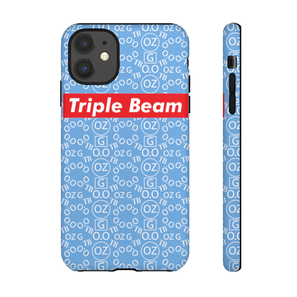 Light Blue Triple Beam Tough Cases