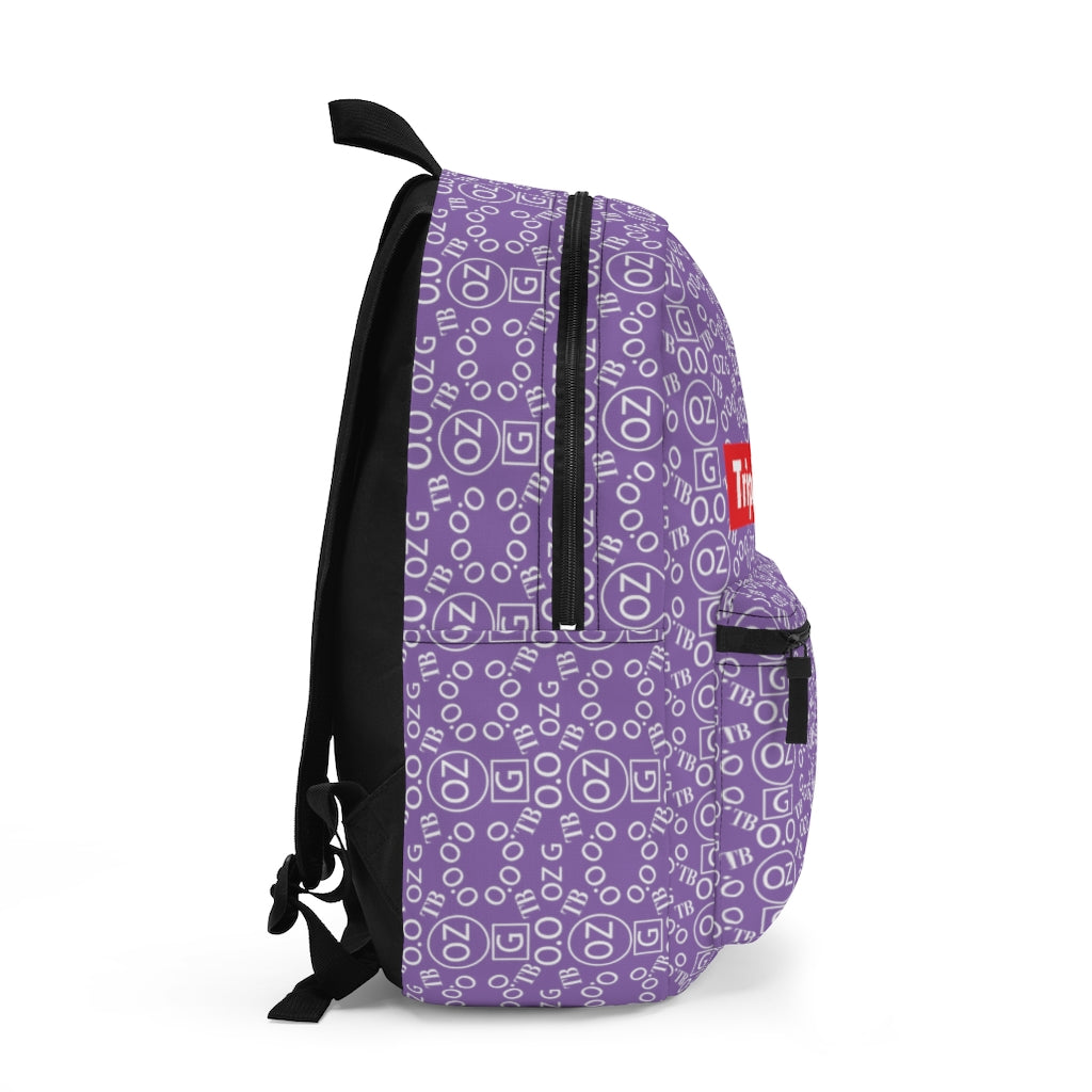 Light Purple Triple Beam Backpack