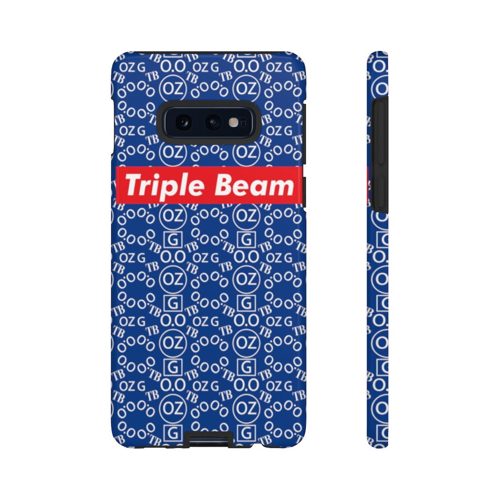 Dark Blue Triple Beam Tough Cases