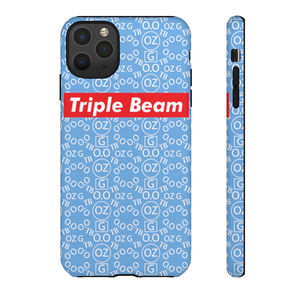 Light Blue Triple Beam Tough Cases