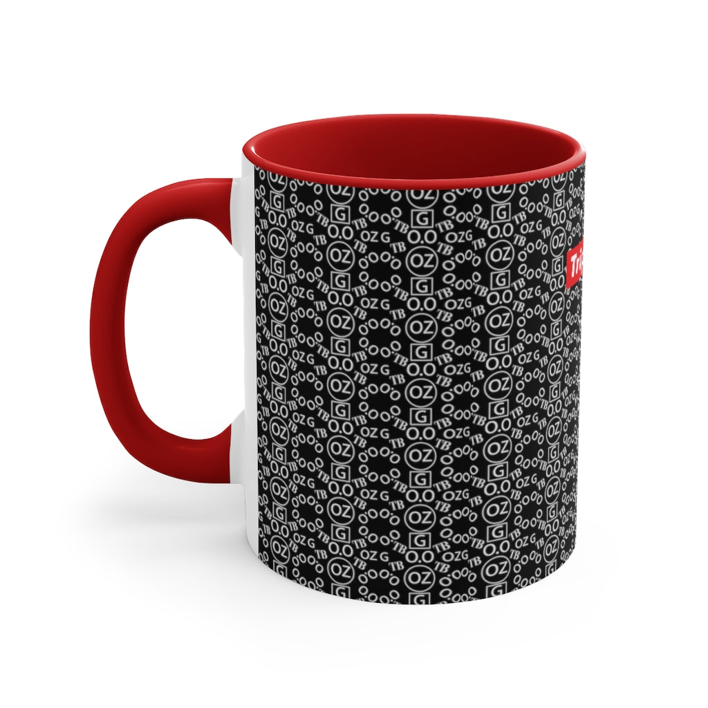 Black Triple Beam Accent Mug