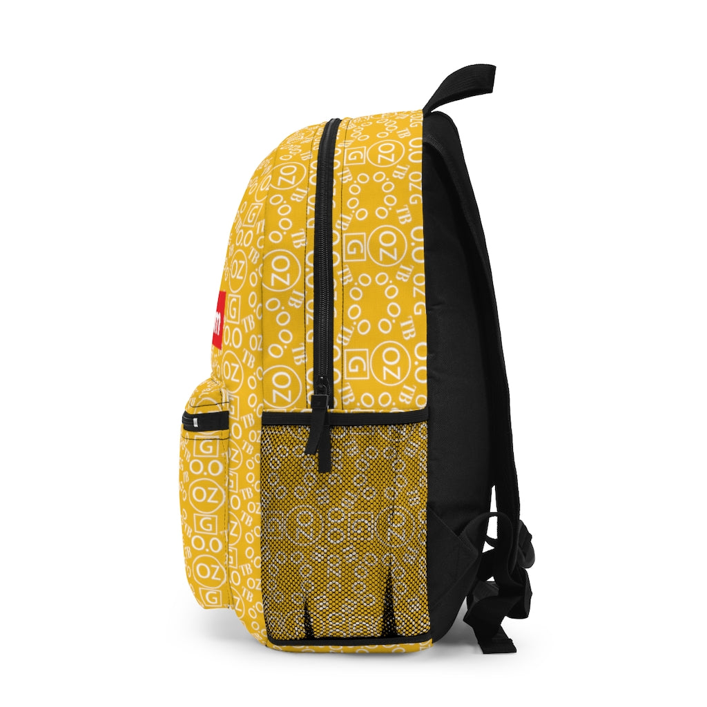 Yellow Triple Beam Backpack