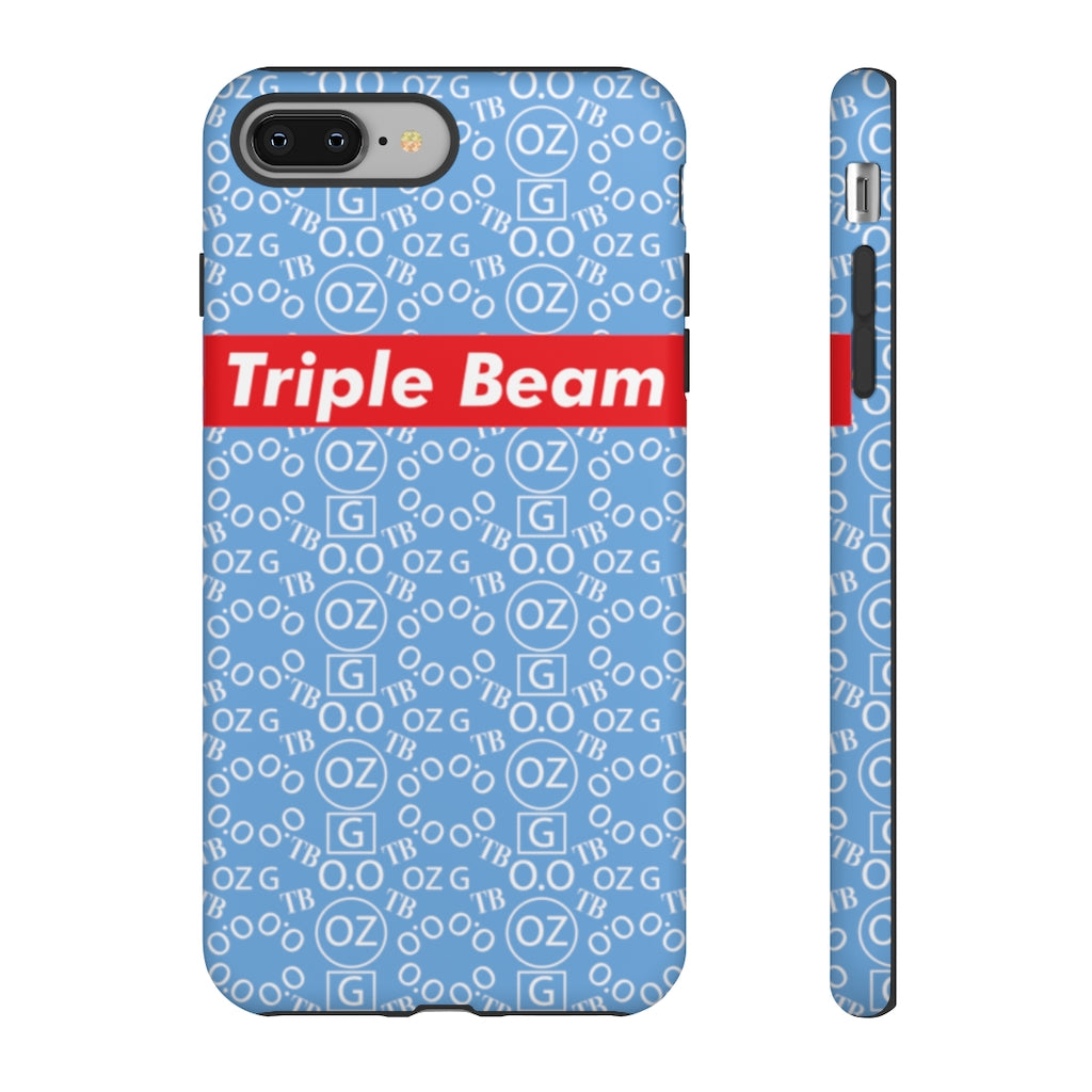 Light Blue Triple Beam Tough Cases