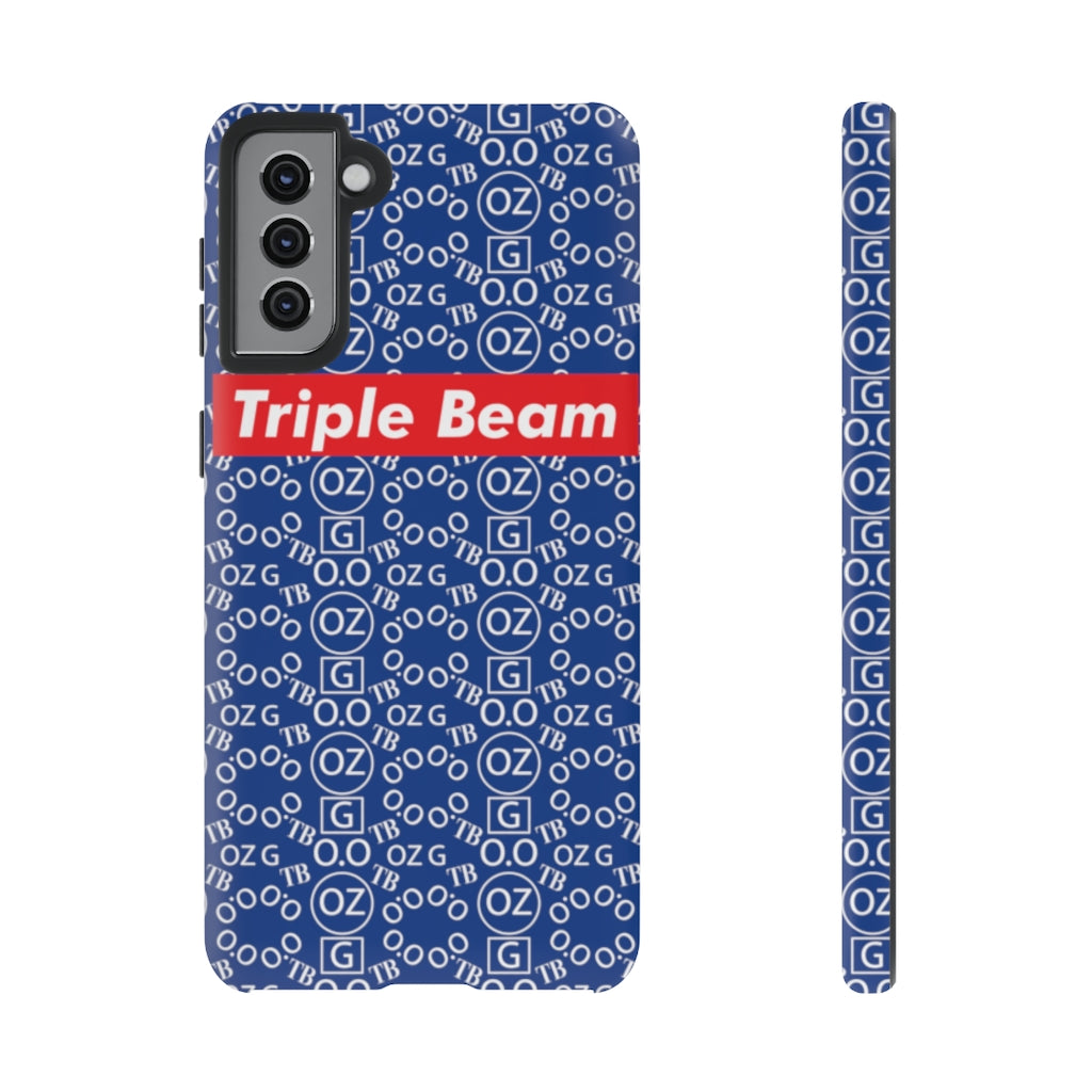 Dark Blue Triple Beam Tough Cases