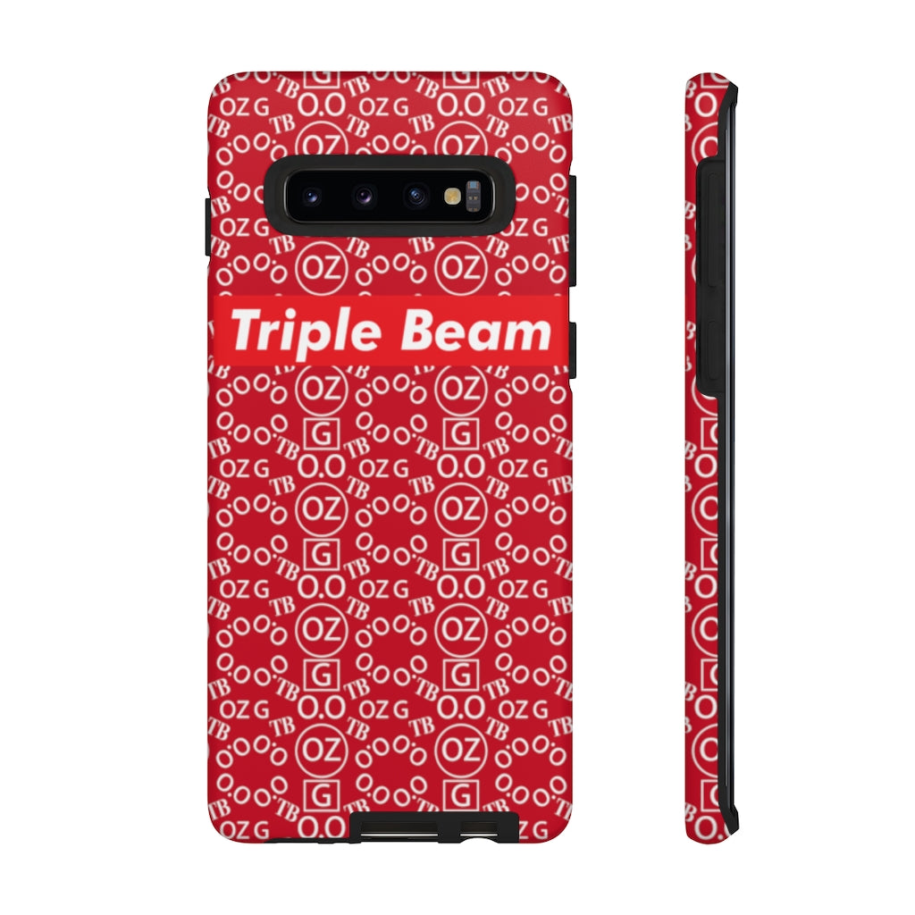 Dark Red Triple Beam Tough Cases