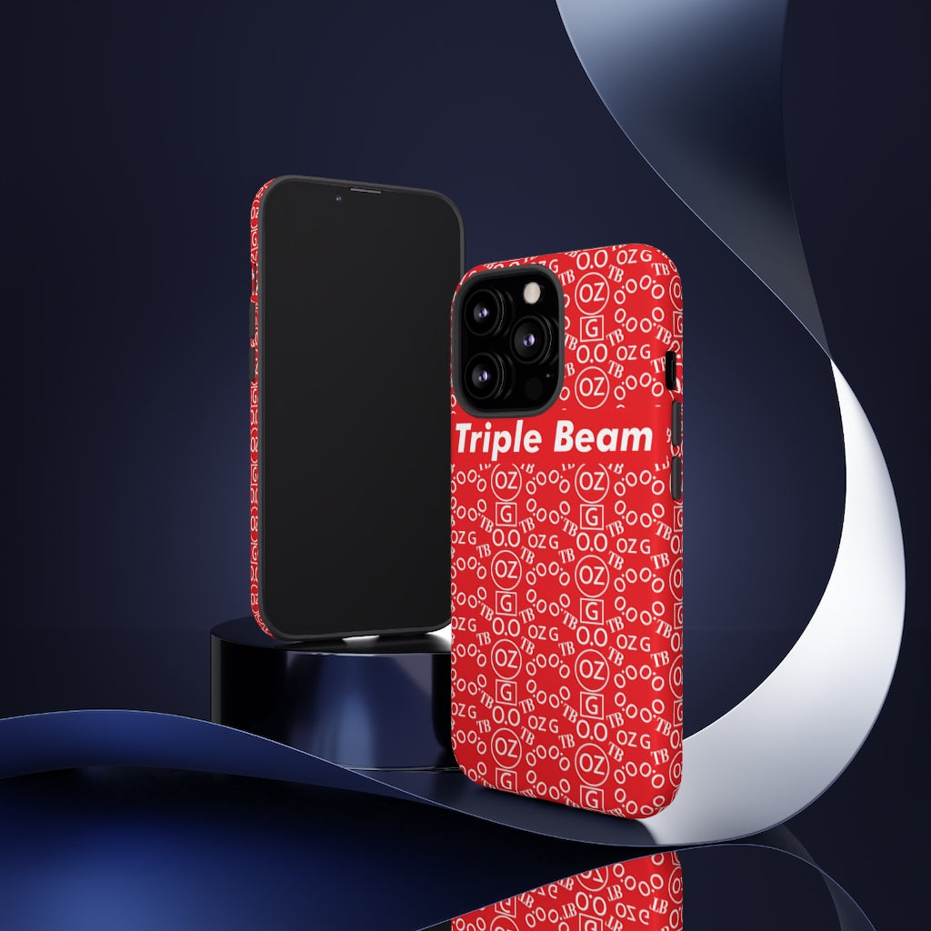 Red Triple Beam Tough Cases