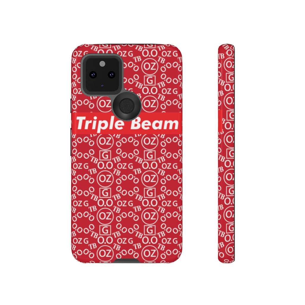 Dark Red Triple Beam Tough Cases