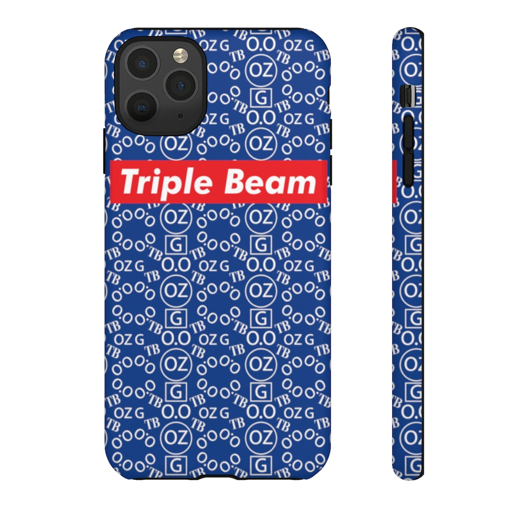 Dark Blue Triple Beam Tough Cases