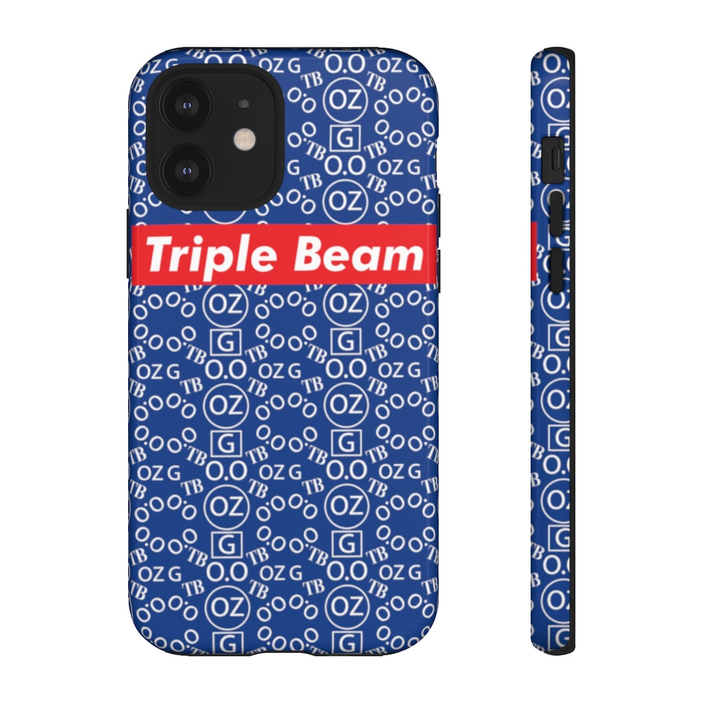 Dark Blue Triple Beam Tough Cases