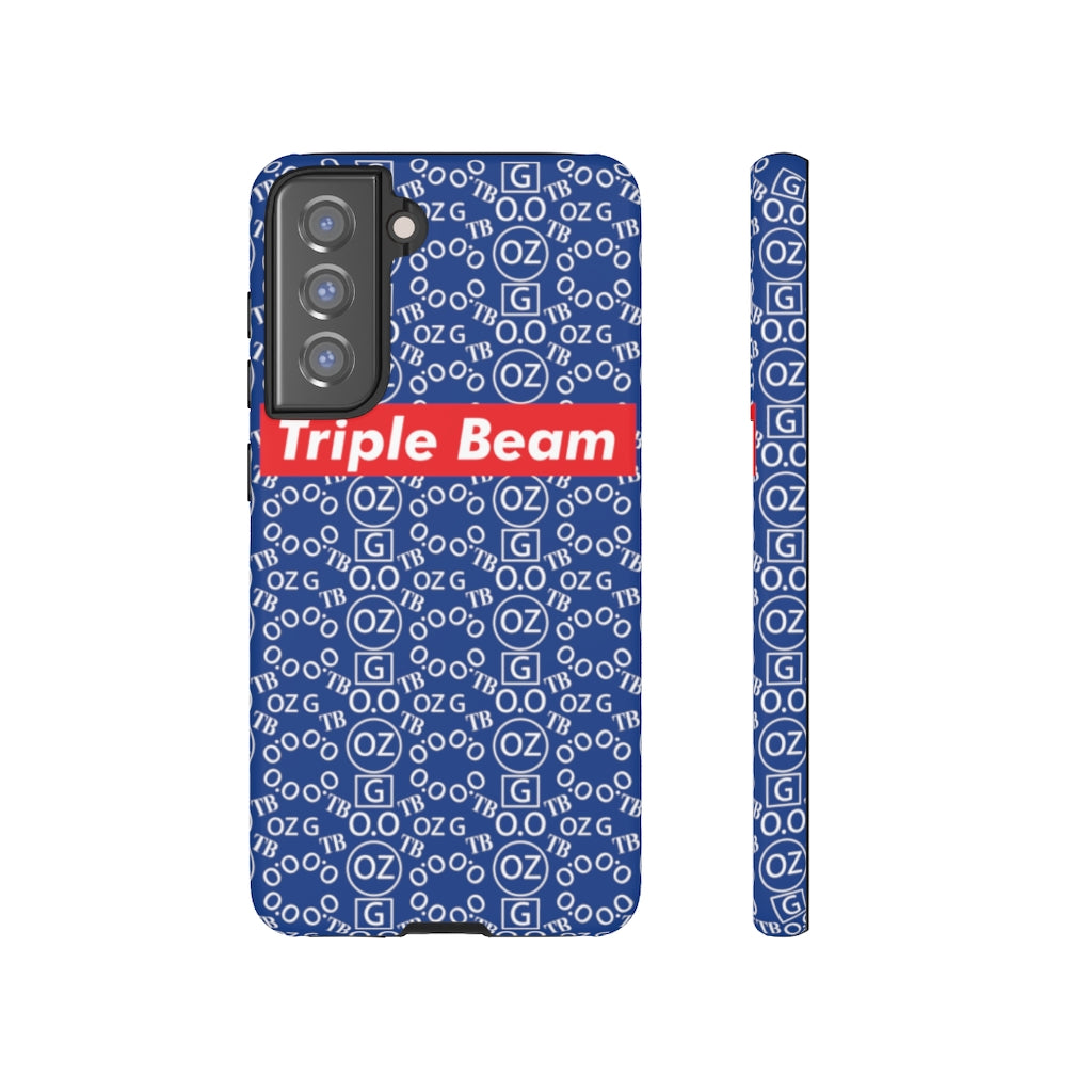 Dark Blue Triple Beam Tough Cases