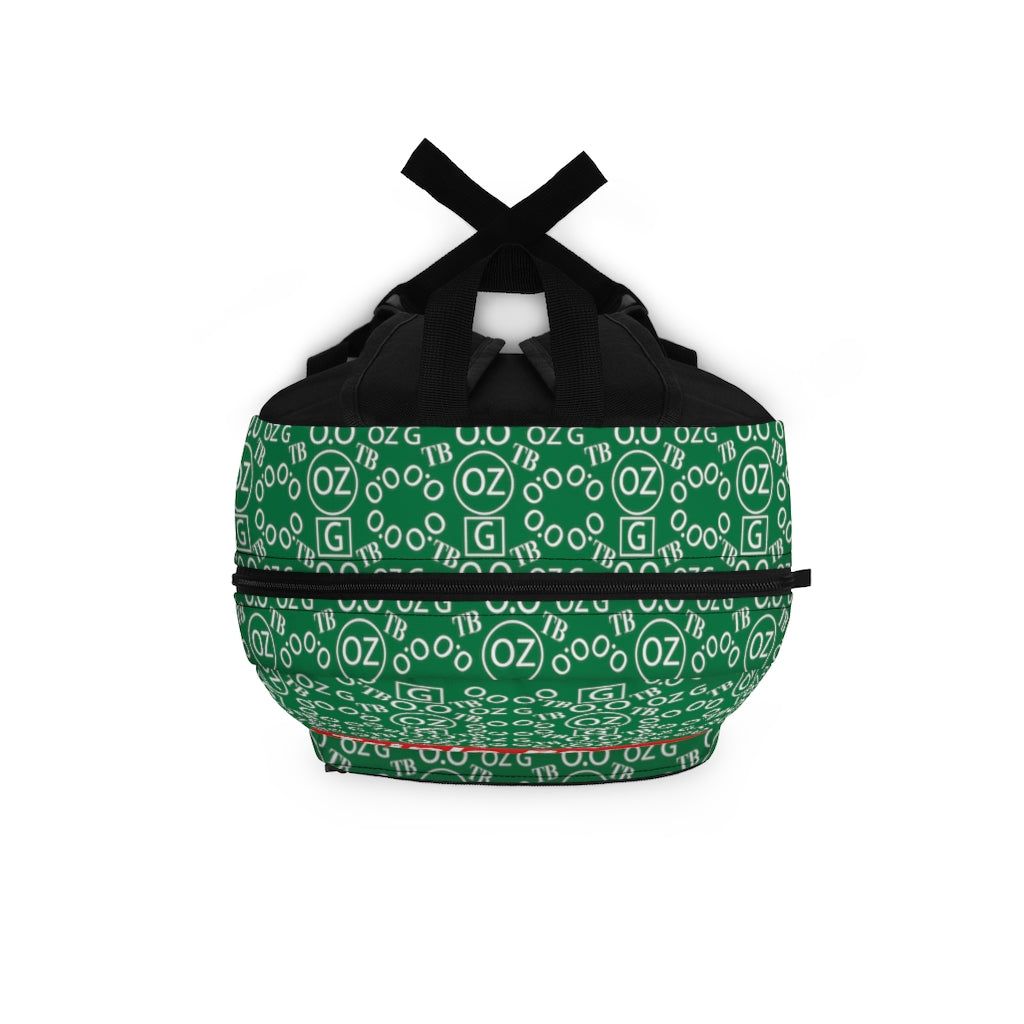 Dark Green Triple Beam Backpack