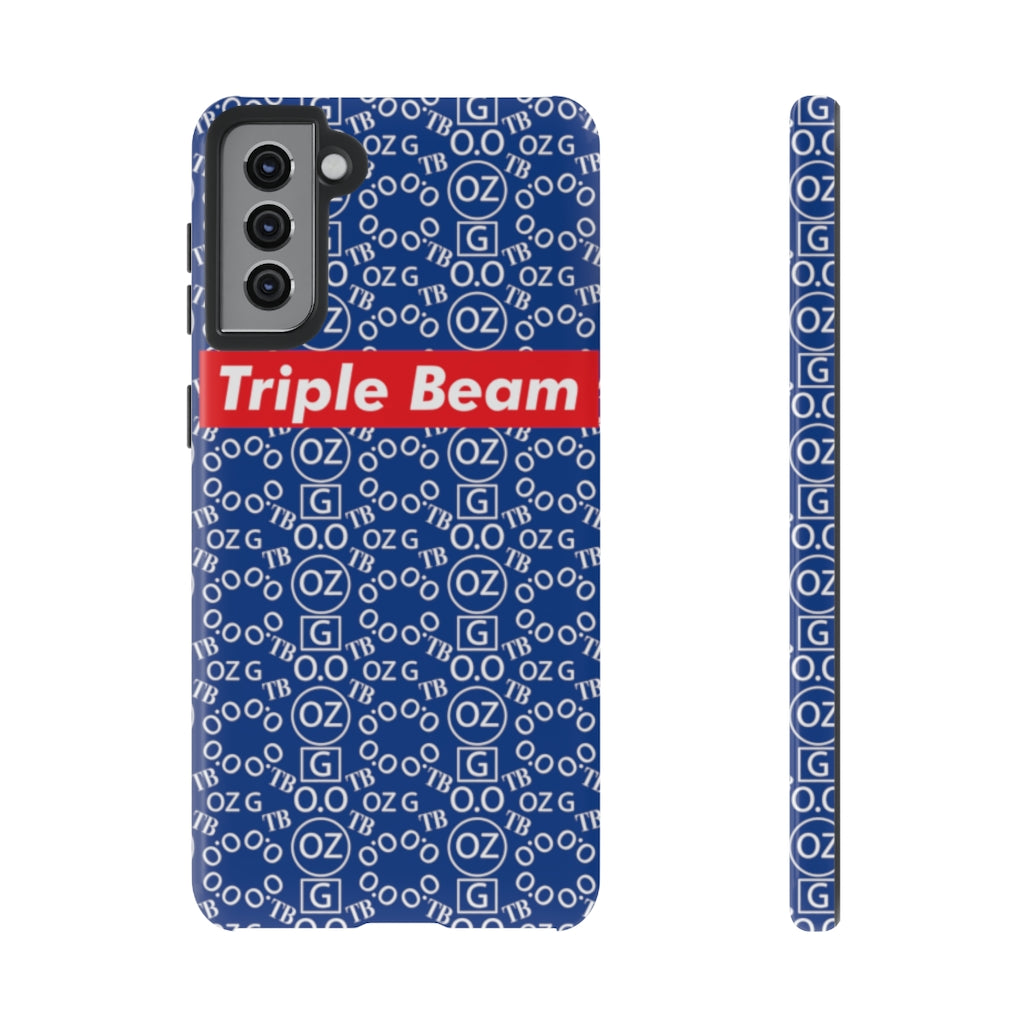 Dark Blue Triple Beam Tough Cases